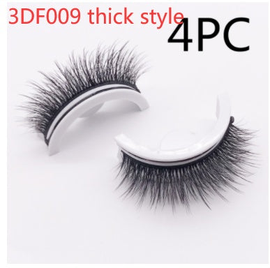Reusable 3D Mink Lashes Natural False Eyelashes Self Adhesive Fake Glue Free Makeup Eyelash Extension Silk Reusable 3D Mink Lashes Natural False Eyelashes Self Adhesive Fake Glue Free Makeup Eyelash Extension Silk